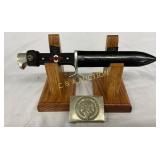 German WWII Youth Dagger and Belt Buckle, Lot of T German WWII Youth Dagger and Belt Buckle, Lot of T