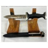 German 10-Inch Dagger Knife with Sheath German 10-Inch Dagger Knife with Sheath