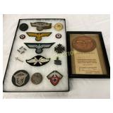 16 WWII German Military Badges, Patches, and Award 16 WWII German Military Badges, Patches, and Award