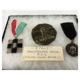 3 WWII Italian Social Republic Items: Paratrooper 3 WWII Italian Social Republic Items: Paratrooper