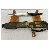 Gerber Early 12-Inch Knife with Serrated Blade and Gerber Early 12-Inch Knife with Serrated Blade and