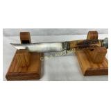 9-Inch Henley & Aulmar Germany Fixed Blade Knife w 9-Inch Henley & Aulmar Germany Fixed Blade Knife w