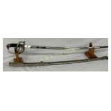 36-Inch German Officer�s Sword with Scabbard and E 36-Inch German Officer�s Sword with Scabbard and E