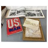Early World War II Items Including �U.S. at War� A Early World War II Items Including �U.S. at War� A