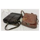 Leather School Satchels with Compartments and Stra Leather School Satchels with Compartments and Stra