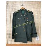 U.S. Military Dress Uniform Jacket with Insignia a U.S. Military Dress Uniform Jacket with Insignia a