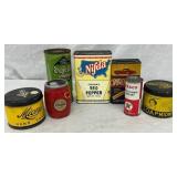 7 Vintage Advertising Tins and Containers 7 Vintage Advertising Tins and Containers