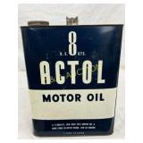 2-Gallon Actol Motor Oil Can with Screw Cap, 8 Qua 2-Gallon Actol Motor Oil Can with Screw Cap, 8 Qua
