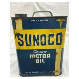 Sunoco Mercury Motor Oil Metal Can, 2-Gallon Capac Sunoco Mercury Motor Oil Metal Can, 2-Gallon Capac