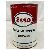 Esso 5-Pound Multi-Purpose Grease Tin Can Esso 5-Pound Multi-Purpose Grease Tin Can