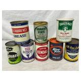 Eight 1-Pound Cans of Assorted Automotive Grease a Eight 1-Pound Cans of Assorted Automotive Grease a