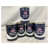 5 Texaco Super Motor Detergent One-Pint Cans 5 Texaco Super Motor Detergent One-Pint Cans