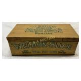 Weldon Slice Smoking Tobacco Metal Box, 7in by 3in Weldon Slice Smoking Tobacco Metal Box, 7in by 3in