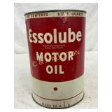 1-Gallon Essolube Motor Oil Can, Made in USA 1-Gallon Essolube Motor Oil Can, Made in USA