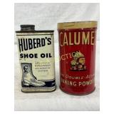 Two Vintage Cans: Huberd Two Vintage Cans: Huberd