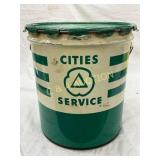 Cities Service 5-Gallon Metal Can with Original Gr Cities Service 5-Gallon Metal Can with Original Gr