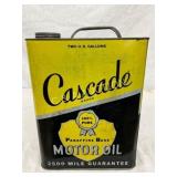 Cascade Brand Motor Oil 2-Gallon Can with 2500 Mil Cascade Brand Motor Oil 2-Gallon Can with 2500 Mil
