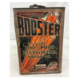 Vintage Booster 2 Gallon Pennsylvania Motor Oil Ca Vintage Booster 2 Gallon Pennsylvania Motor Oil Ca