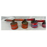 4 Continuous Sprayers: 2 Powell and 2 Lucky Brands 4 Continuous Sprayers: 2 Powell and 2 Lucky Brands