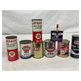 8 Vintage Automotive Oil and Lubricant Cans, 1oz t 8 Vintage Automotive Oil and Lubricant Cans, 1oz t