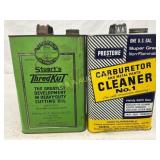 Two One-Gallon Metal Cans: Stuart Two One-Gallon Metal Cans: Stuart