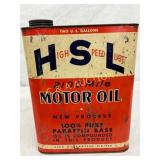 HSL 2-Gallon Motor Oil Can with High Speed Lube Br HSL 2-Gallon Motor Oil Can with High Speed Lube Br