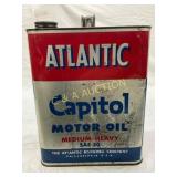 Atlantic Capitol 2-Gallon SAE 30 Motor Oil Can Atlantic Capitol 2-Gallon SAE 30 Motor Oil Can