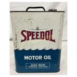 Speedol Motor Oil Two-Gallon Metal Can Speedol Motor Oil Two-Gallon Metal Can