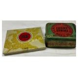 Two Lucky Strike Tobacco and Cigarette Tins Two Lucky Strike Tobacco and Cigarette Tins