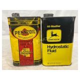 Two 1-Quart Cans: Pennzoil Outboard Gear Oil and J Two 1-Quart Cans: Pennzoil Outboard Gear Oil and J