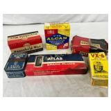 6 Items Including Empty Esso Box, Mazda Lamp Tin, 6 Items Including Empty Esso Box, Mazda Lamp Tin,