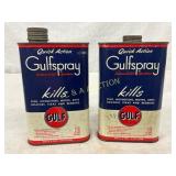 Two 1-Pint Gulf Oil Corporation Gulfspray Insectic Two 1-Pint Gulf Oil Corporation Gulfspray Insectic