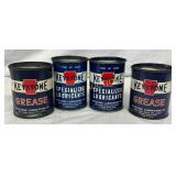 Four One-Pound Keystone Lubricants and Grease Cans Four One-Pound Keystone Lubricants and Grease Cans