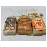 Three 4-Inch Vintage Smoking Tobacco Pouches Three 4-Inch Vintage Smoking Tobacco Pouches
