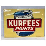 1958 Kurfees Paints Metal Sign by A-M Sign Co., 20