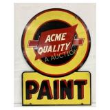 Acme Quality Paint DS Metal Sign, 20 x 28 Inches