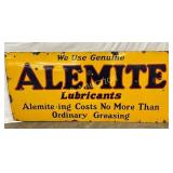 SSP Alemite Lubricants Advertising Sign 60×29