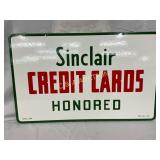 DSP Sinclair Credit Cards Honored Sign