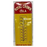 Royal Crown Cola Metal Thermometer, 10 x 25 1/2 In