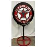 Orig. Texaco Sidewalk lolly pop 30in sign