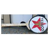 6ft. Texaco Star Logo DSP Sign with Pole