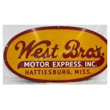SSP West Bros. Motor Express, Inc.