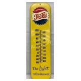 1955 Emb. Pepsi-Cola Thermometer 7 1/2×27