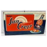 41×23 Suncrest Emb Metal Sign with Self-Framed Edg