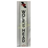 Emb Vertical Wooden Wolf