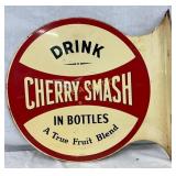 1951 Cherry Smash Flange Sign, 20×18
