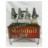 Mobil Oil Rack with 8 BB