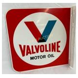 15 x 15 Valvoline Motor Oil Flange Sign