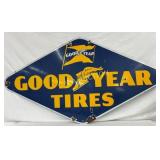 SSP Goodyear Tires Diamond Sign, 60in x 32in