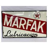 Texaco Marfak Lubricacion Sign 30×18